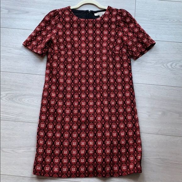 ✨HP✨Scroll Floral Jacquard Shift Dress✨ - Picture 6 of 7